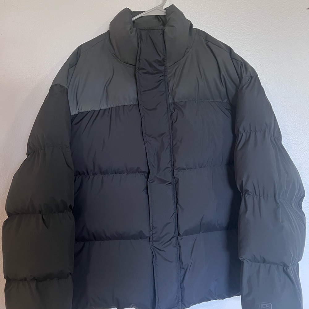 Fabletics Black Quilted Puffer Jacket Insulated